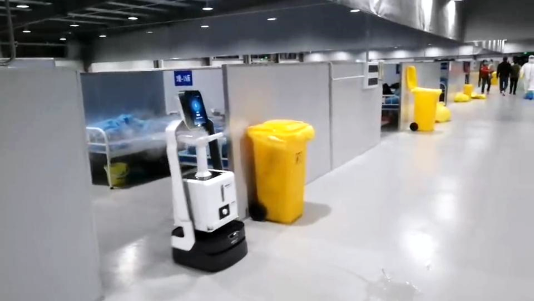 猎户星空机器人“志愿者”支援景德镇,科技抗疫在行动