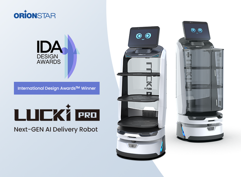 LuckiBot Pro won the International Design Awards (IDA) for excellent design and capabilities