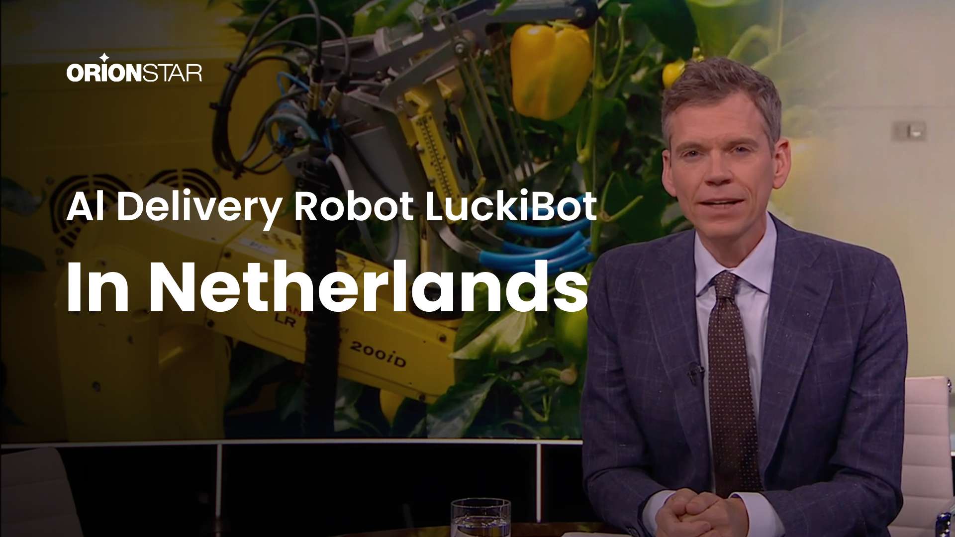 ORIONSTAR Robots on the Netherlands TV News.