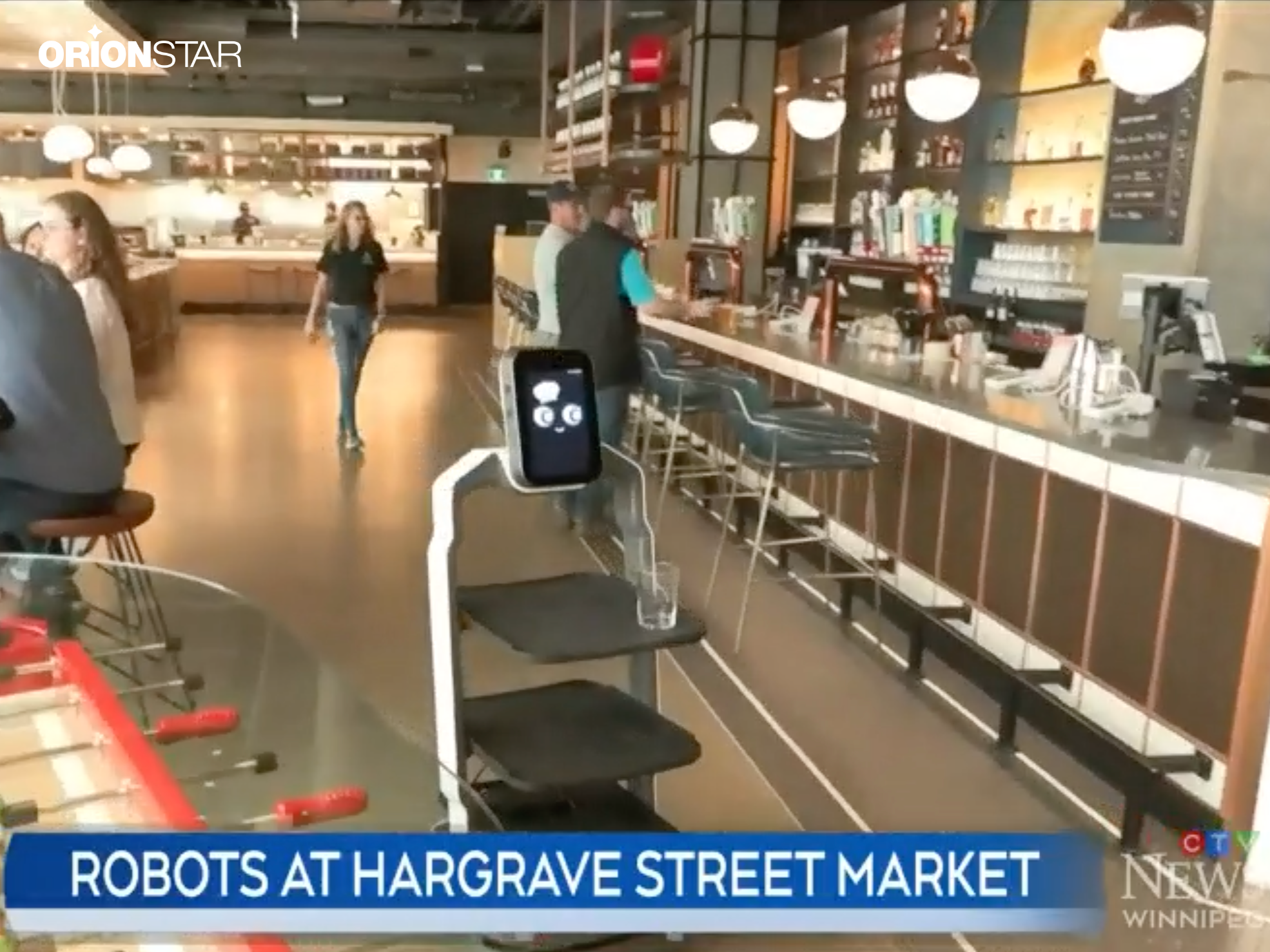 OrionStar Robots Enhance the Dining Experience at Mottola Grocery Restaurant in Winnipeg