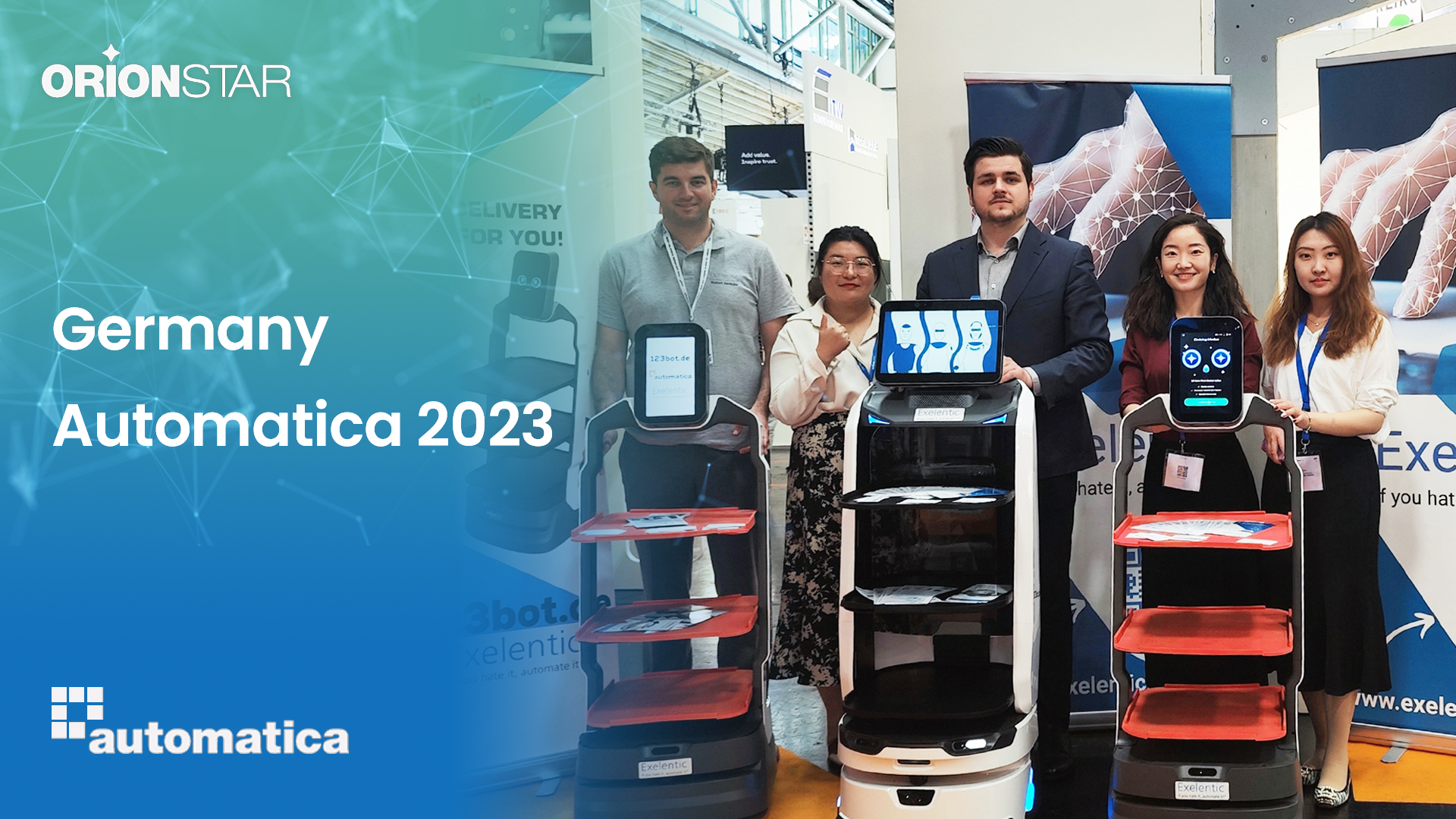 OrionStar Robotics Shined at Automatica 2023 in Germany