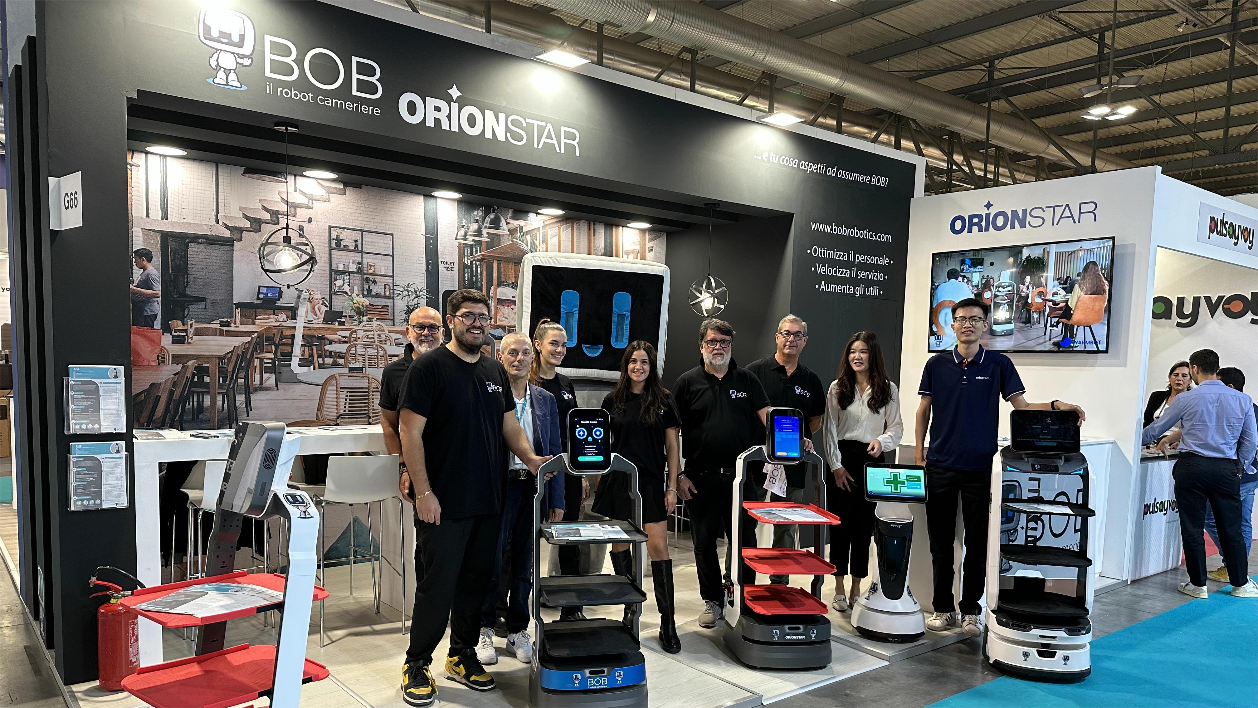 OrionStarのロボット、HostMilano 2023で輝き