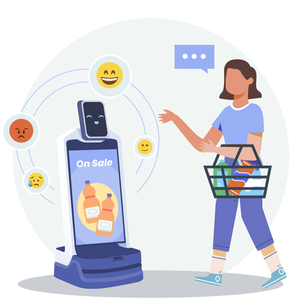 Robots equipped with ChatGPT capabilities can soothe customer concerns and manage or record grievances effectively. To achieve this seamless integration, businesses simply need to deploy their complaint-handling APK or web platform onto the robotic system.