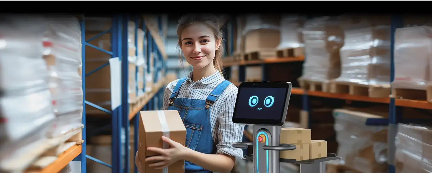 KI-Lagerroboter