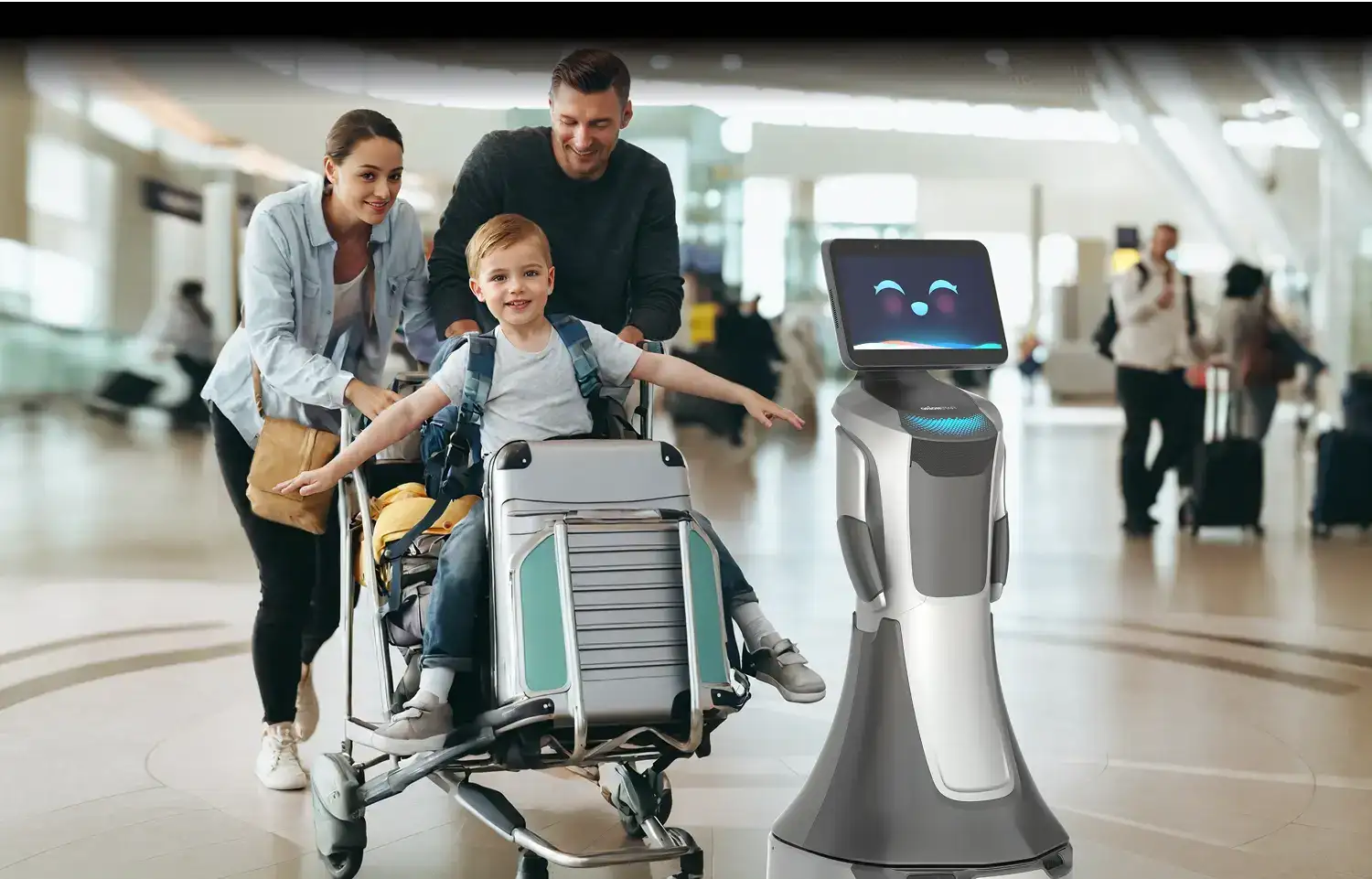 AI Greeting robots