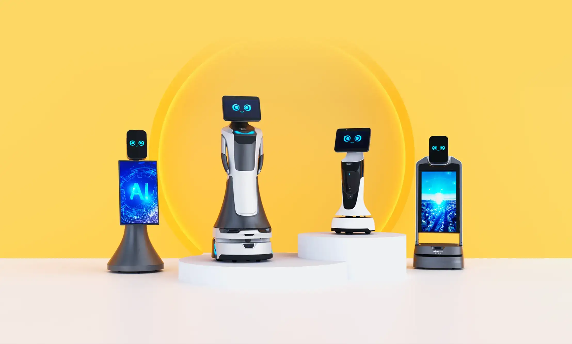 迎宾接待机器人｜展厅讲解机器人｜前台讲解机器人