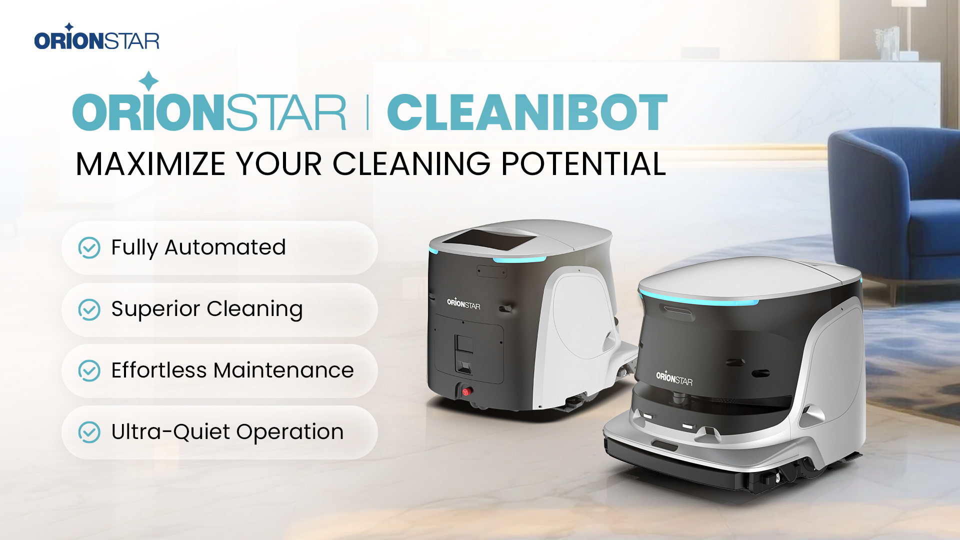OrionStar CleaniBot  Smart Cleaning for Busy Spaces
