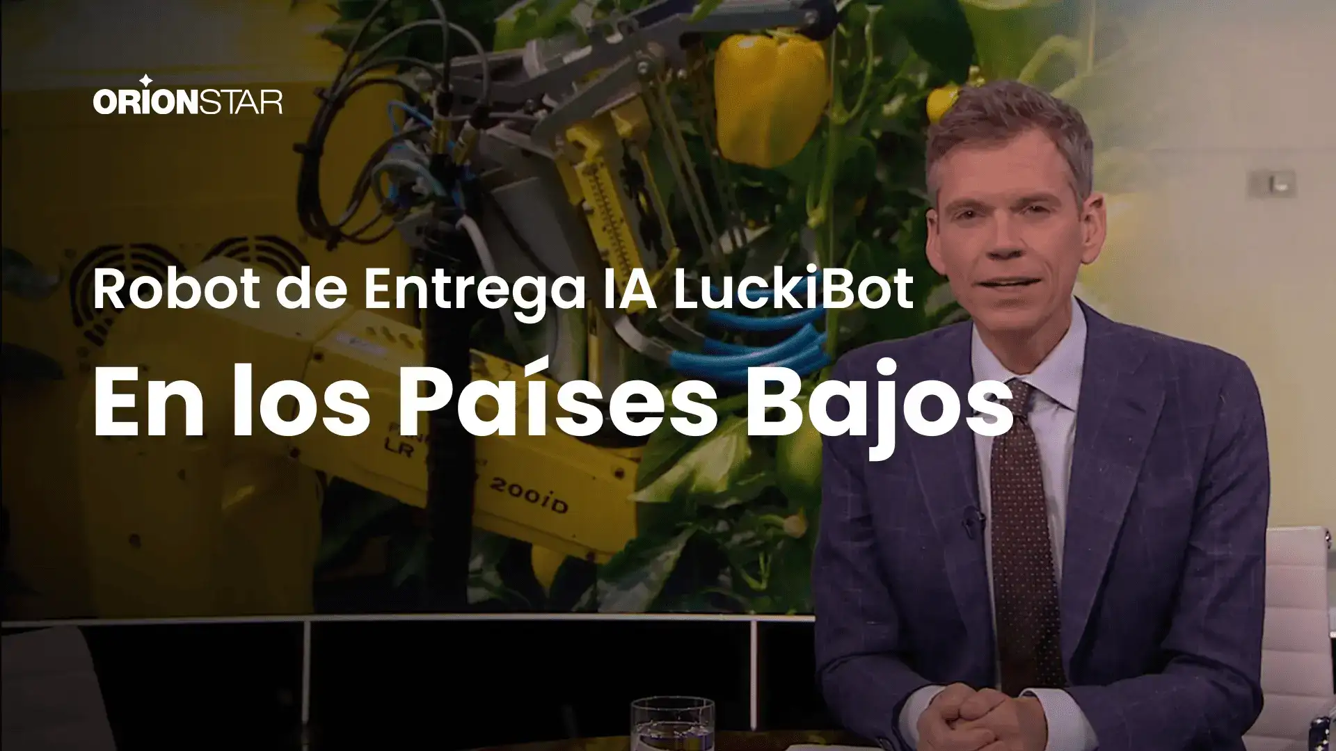 Los Robots ORIONSTAR en las Noticias de Televisión de los Países Bajos.