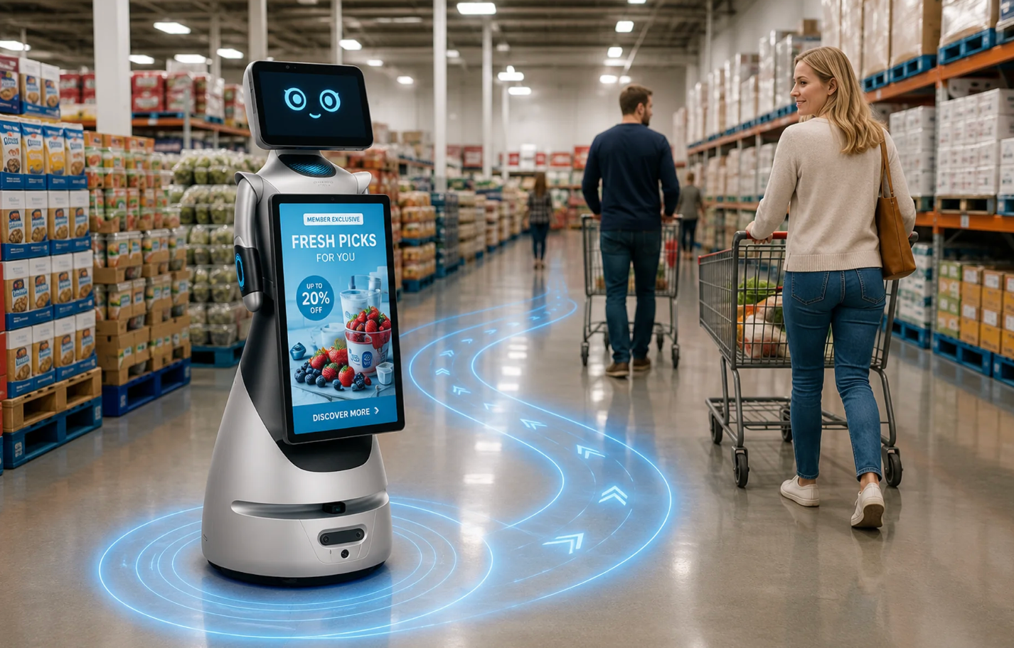 Evaluating the OrionStar GreetingBot AD as a Promotional Robot for Shopping Centers
