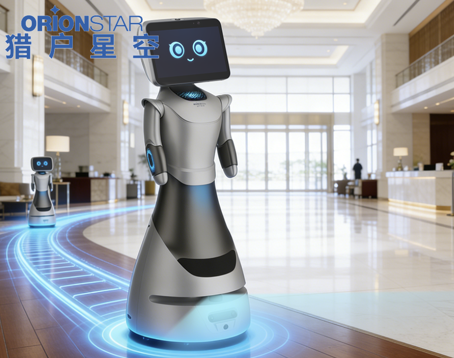 猎户星空豹小秘Pro接待机器人产品图