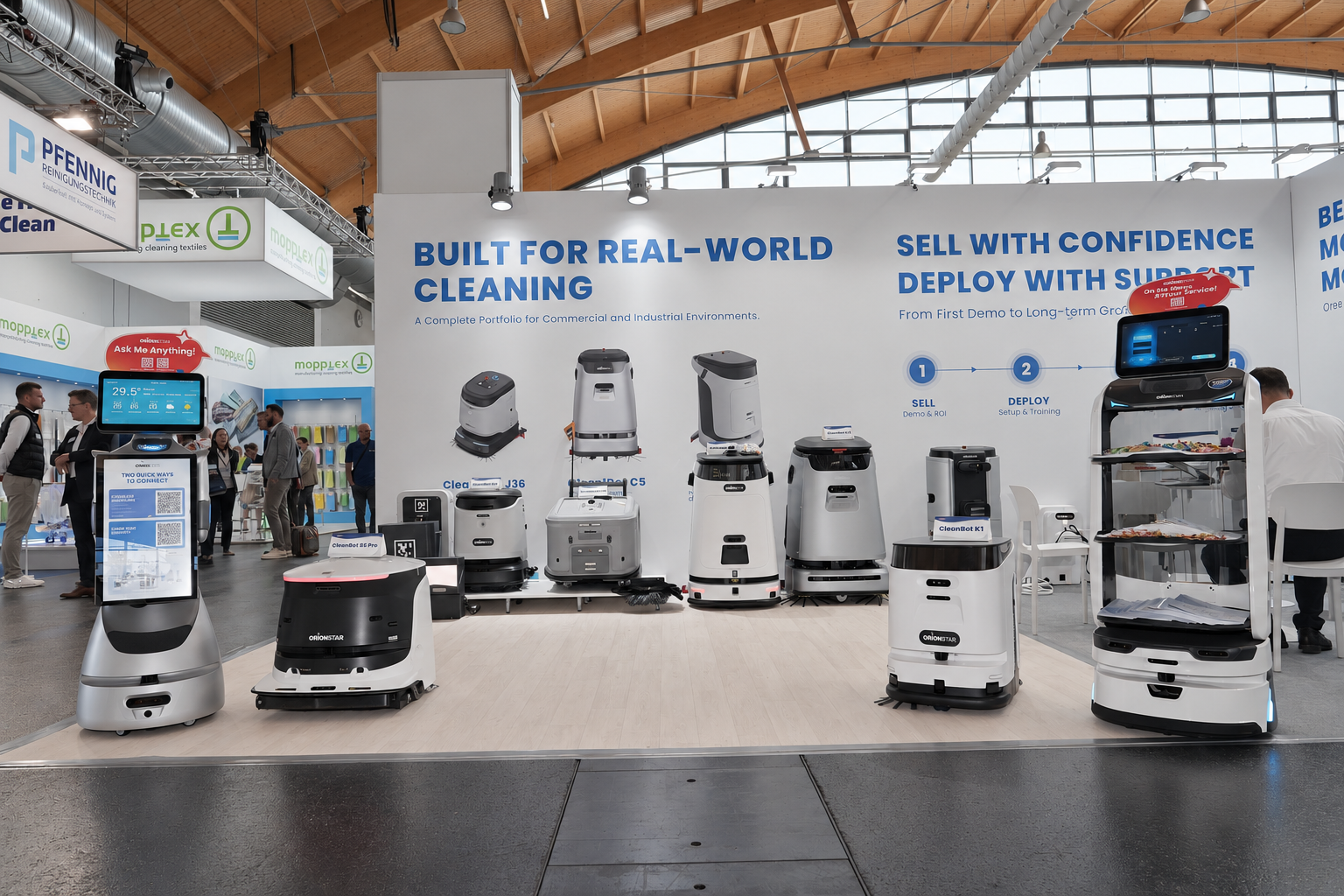 OrionStar Takes Intelligent Cleaning to Europe at CleanPro Expo 2026