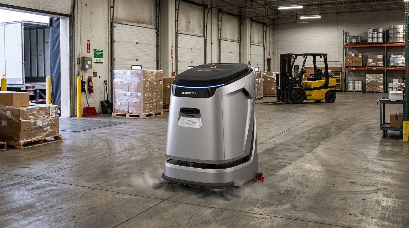 Evaluating Cleaning Robots for Warehouse Floors and Aisles