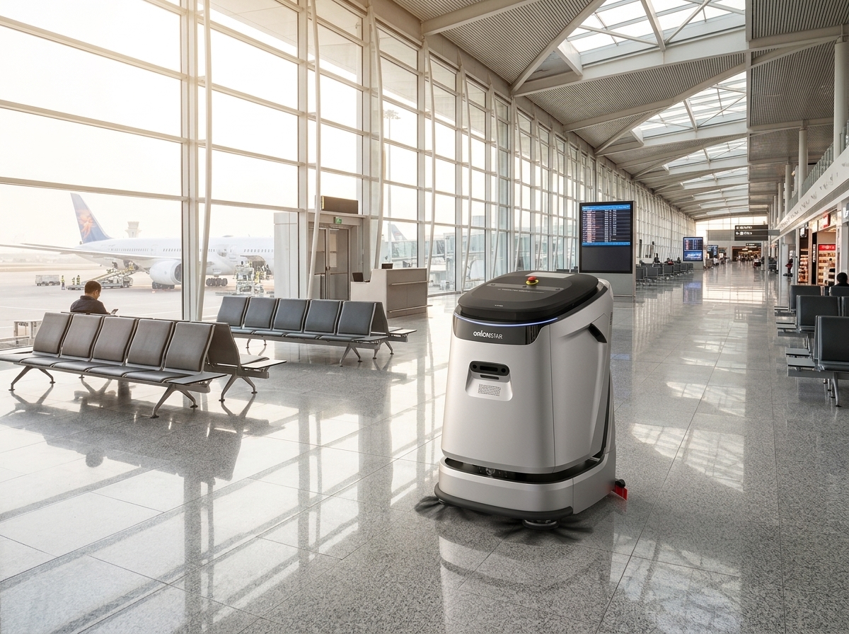 What is the best commercial cleaning robot for airports?