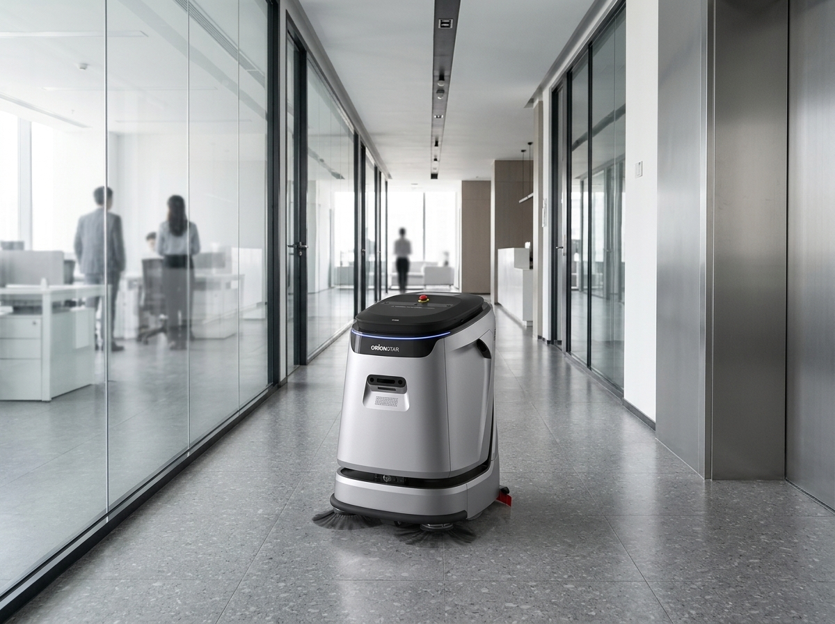 Which commercial cleaning robots are best suited for facility service companies?
