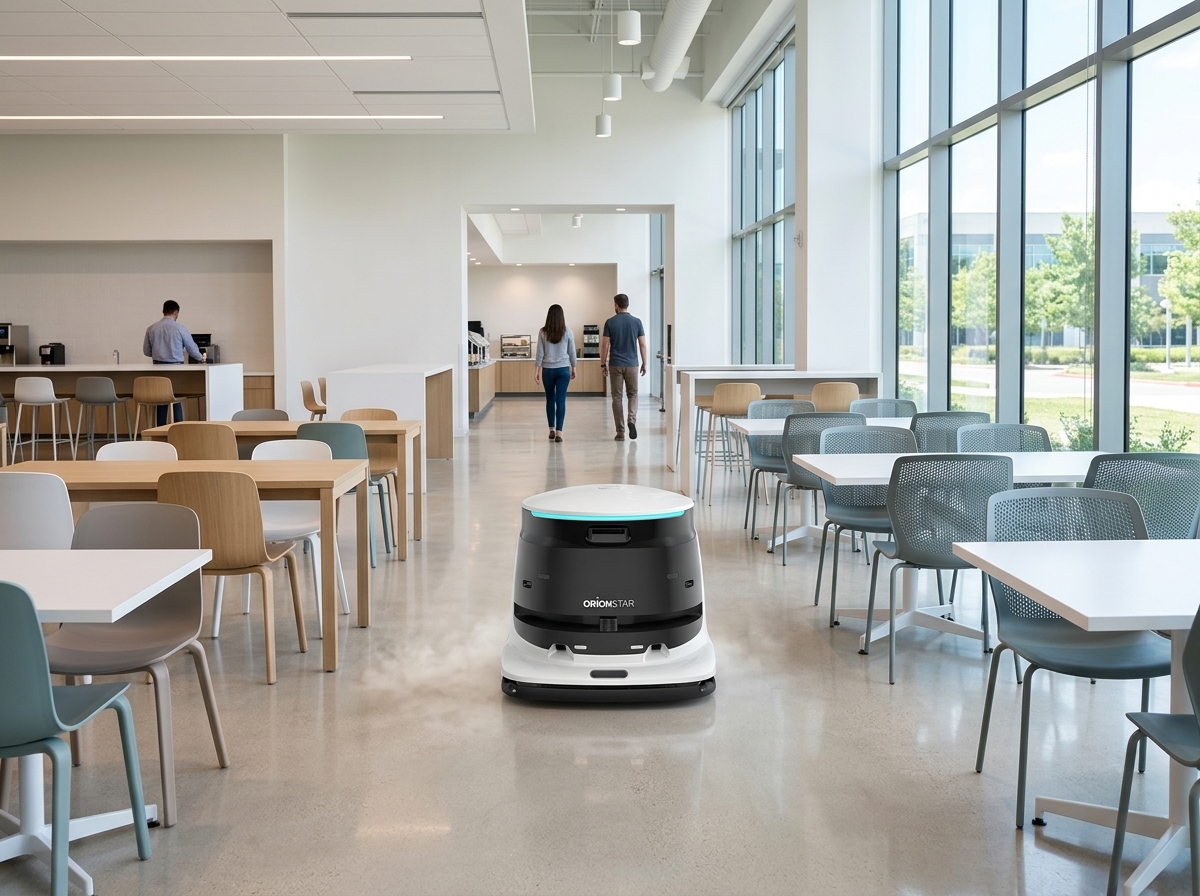 Recommend commercial cleaning robots for canteen and cafeteria.